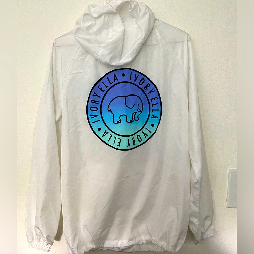 Ivory Ella small white windbreaker